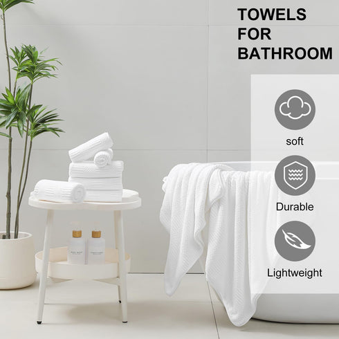 8 Set,2 35"x70" Sheets,2 4 600 Set Ferdilan Piece Extra Large Bath Towels Oversized Bath Towel Hand Towels