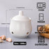 12 OZ Garlic Keeper with Lid, Porcelain Container for Countertop (White 12 OZ)
