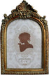SIKOO Vintage 4x6 Picture Frame, Antique Ornate Table Top and Wall Mounting Photo Frame with High Definition Glass