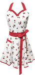 Wrapables Sweet Cherries Adjustable Flirty Hostess Apron