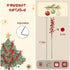 Artificial Red Berry 8 Pack Holly Red Christmas Berries Stems for Xmas Tree Decorations, Crafts, Thanksgiving Day