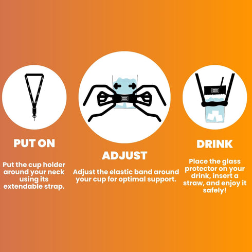 Anti-Drug Drink Cover Cup Holder Reusable Spiking Protection for Parties, Bars, Festivals Stretch Fabric Beverage