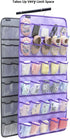 Closet 30 Hanging Baby Shoes Organizer Baby Headband Holder Organizer for Baby Bow Socks Underwear with Clear Pockets