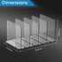 frtzal Purse Organizer for Closet, Adjustable Plastic Handbag Organizers for Closet Organization (2PCS 5 Layers)
