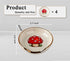 4 PCS Mushroom Coffee Spoon Rest, Ceramic Spoon Rests with Gold Rim for Coffee Bar Accessories, Mini Cooking Spoon