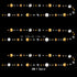 Decor365 Silver Gold Star Garland Decorations for Birthday, Baby Shower, Graduation, Christmas, New Year Eve