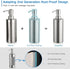 GAPPO Brushed Nickel Soap Dispenser, Stainless Steel Pump Hand Lotion Bottle for Bathroom, Bedroom & Kitchen (300ML)