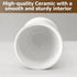 Kyuionty Set 2, Ceramic Egg Cups of White Porcelain Holder Egg Holder for Boiled Eggs Breakfast Cooking Kitchen/Gift