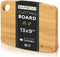 Daniks 100% Organic Bamboo Cutting Board, Heavy Duty Wood Chopping Board, Extra-Thick for Serving, Meat & Veggies, 13x9"