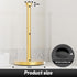 Gold Paper Towel Holder, VEHHE Stand with Weighted Base, Countertop Paper Towel Holder with Suction Cups