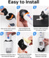 3-Level 2 Smart Automatic Electric Toothpaste Dispenser for Kids - Wall Mounted Bathroom Squeezer with Adjustment