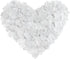1000 Pcs White Artificial Silk Rose Petals for Wedding Party Decoration