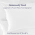 California Design Den Luxuriously Soft 600 Thread Count 100% Cotton King Size Pillowcase Set of 2