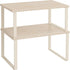 SONGMICS Cabinet Organizer Shelf, Set of 2 Kitchen Counter Shelves, Kitchen Storage,