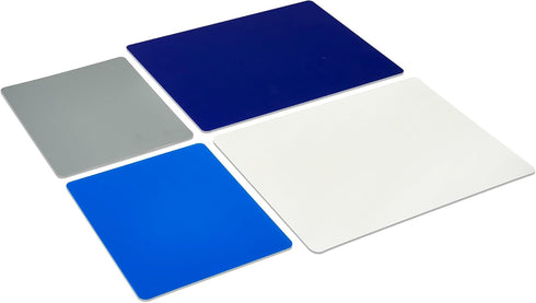 Farberware Flexible Kitchen Cutting Mat Set - Made in the USA - Cross-Contamination Prevention, 8x10 and 11x14 Inches, Non-Slip Design - Easy-Care Kitchen Essential, 4-Piece by Farberware
