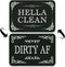 QMMD Dishwasher Magnet Clean Dirty Sign, Hella Clean and Dirty Magnet for Dishwasher