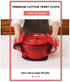 Joyhalo 6 Pack Pot Holders for Kitchen - Cotton Oven Holder with Great Heat Resistance, Non-Slip Hot Pads, Red
