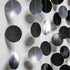 Decor365 Rose Gold Black Circle Garland, Party Decoration Hanging Dots for Birthday, Wedding, Anniversary Supplies