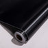 Self Adhesive Vinyl Black Brushed Metal Contact Paper for Refrigerator Dishwasher Stove Oven Doors 15.7x117 Inches
