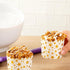 Restaurantware 50 Disposable Paper Baking Cups, 4.5 Ounce Greaseproof Oven-Ready White Muffin Liners with Gold Star
