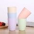 LuckyZone Wheat Straw Unbreakable Cup - 12 oz Reusable Drinking Glasses Set of 5, Dishwasher Safe, Eco-Friendly