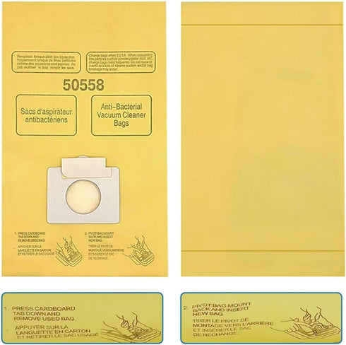 Vacuum Bags for Kenmore Canister Type Q & C, Premium Replacement Dust Bag, 10 Pack