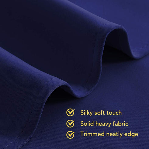 NICETOWN Royal Blue Blackout Curtain Panels, Energy Saving Thermal Insulated Drapes (1 Pair, 42 by 54-Inch)