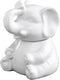 HIC Kitchen Elephant Sugar Bowl, Fine Porcelain, 8-Ounce Capacity
