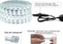 20FT 12V IP65 White Rope Lights Outdoor, Waterproof Led Rope Lights Indoor Cuttable, Flexible Led Strip Lights Cuttable