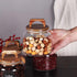 SAIOOL Set of 4 Glass Jars with Airtight Lid, Borosilicate Kitchen Canisters for Candy, Cookie, Rice, Sugar
