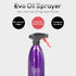 Evo 18/8 Stainless Steel Non-Aerosol Oil Sprayer for Olive Oil, Cooking Oils, and Vinegars, Purple, 16-Ounce