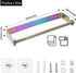 SUS304 Paper Towel Holder Under Cabinet for Kitchen, Stainless Steel Paper Roll Holder, Rainbow Self Adhesive or Screw