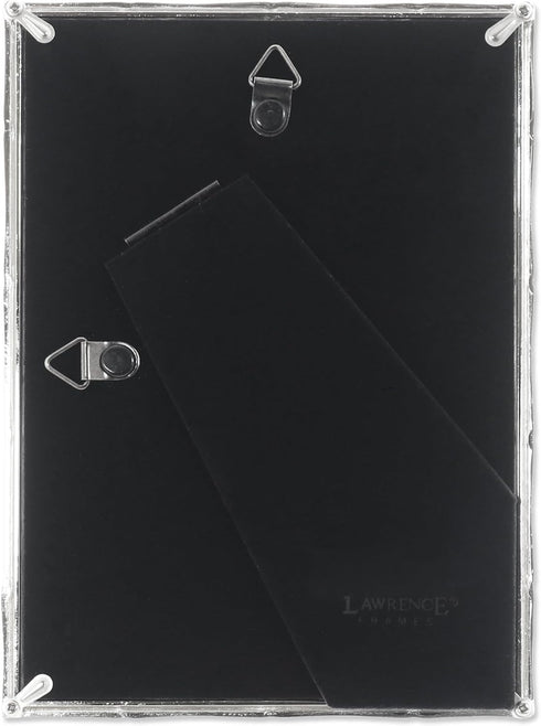 Lawrence Frames 710157 Silver Metal Bamboo 5x7 Picture Frame