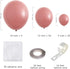 Dusty Pink Balloons Various Sizes, 5 Inch 10 Inch 18 Inch Dusty Rose Wedding Bridal Shower Decorations, 87 Pcs