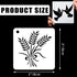 Patelai 12 Pcs Stencil for Bread Artisan Bread Stencils Baking Stencil Set Cook Stencil Baking Template Bread, Cake, Pie, or Cookie Stencil Template Mold for Decorating, 12 Style (3 x 3 Inch)