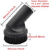 EZ SPARES Universal Vacuum Cleaner Soft Dust Big Caliber Brush, 32mm 1 1/4" Diameter, Fits Most Brands for Cleaning