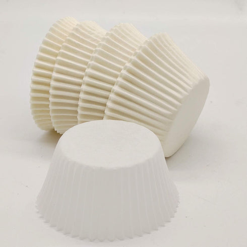 Premium White Standard Greaseproof Cupcake Liners, 100-Count Muffin Baking Cups for Wedding