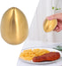 Spice Shaker, Stainless Steel Egg Shaped Spice Jar Pepper Shaker for Home and Kitchen Utensils (Gold)