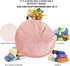 Kisoy Bean Bag Chair Cover (No Filler), Washable Ultra Soft Corduroy Cover for Stuffed Animal Storage, Organizing Plush