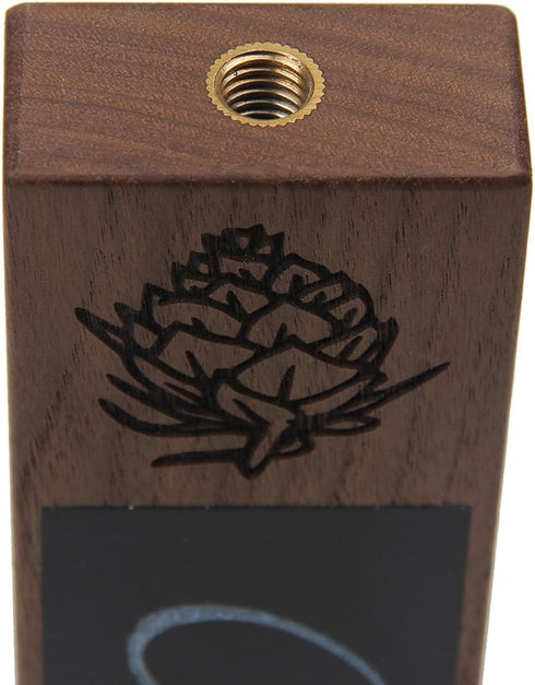 Engraved Beer Tap Handle with Chalkboard, 8"X 2", Walnut Wood Square Beer Tap Handle, Unique Gift for Men