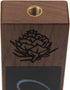 Engraved Beer Tap Handle with Chalkboard, 8"X 2", Walnut Wood Square Beer Tap Handle, Unique Gift for Men