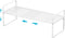iPEGTOP Expandable Cabinet Storage Shelf Organizer Rack, Heavy Duty Stackable Steel Metal