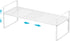 iPEGTOP Expandable Cabinet Storage Shelf Organizer Rack, Heavy Duty Stackable Steel Metal
