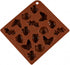 2Pcs 16 Cavity Insect Silicone Molds - Butterfly Snail Ladybug Bee Chocolate Candy Mold