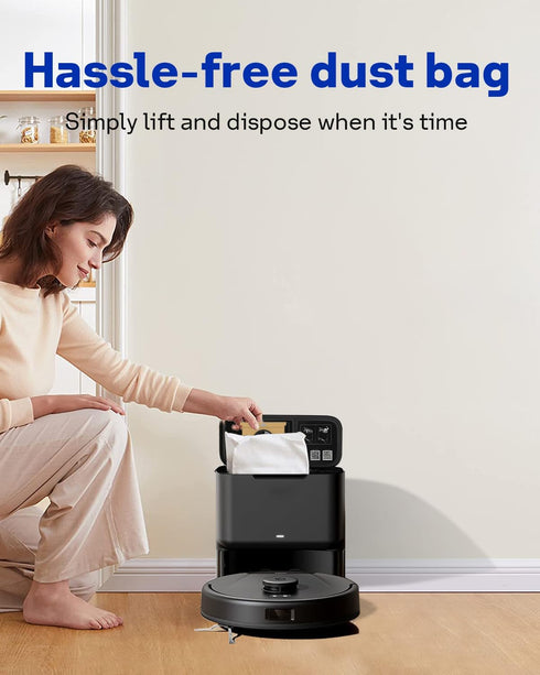 Eufy L50 SES, L60 SES Dust Bags for Self-Empty Station, 6 Pack
