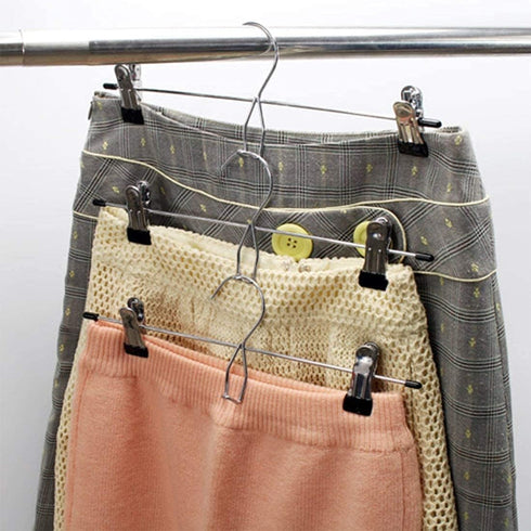 Tosnail 15 Pack Stackable Clothes Hangers, Non-Slip Clips, Add-On Hangers, Cascading Space Saving Closet Organizer