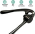 Garlic Press Crusher & Mincer Easy Squeeze Ergonomic Handle, Heavy Duty Zinc Alloy, Dishwasher Safe, Includes Peeler