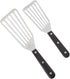 Fish Spatula - 2 Pack Stainless Steel Slotted Spatulas for Cooking, Flipping, Frying, Grilling