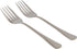 Cornucopia Brands Serving Fork Set of Two (2), Elegant 9" Stainless Steel Buffet & Banquet Style Serving Forks