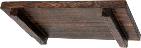 HOMGDN (12 7 Inch) Counter Counter x Wood Riser Soap Tray, Farmhouse Wood Pedestal Stand for Kitchen Sink, Rustic